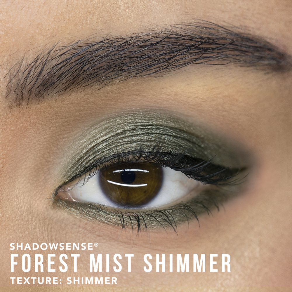 Forest Mist Shimmer ShadowSense – Smoky Olive Green Eyeshadow with
